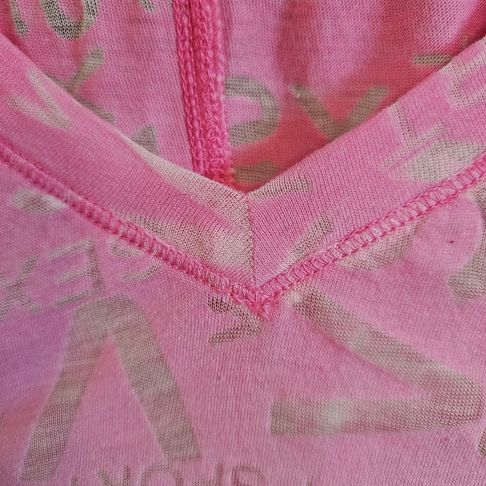 VS Sport Pink and Orange Gradient Athletic Top - Picture 4 of 6
